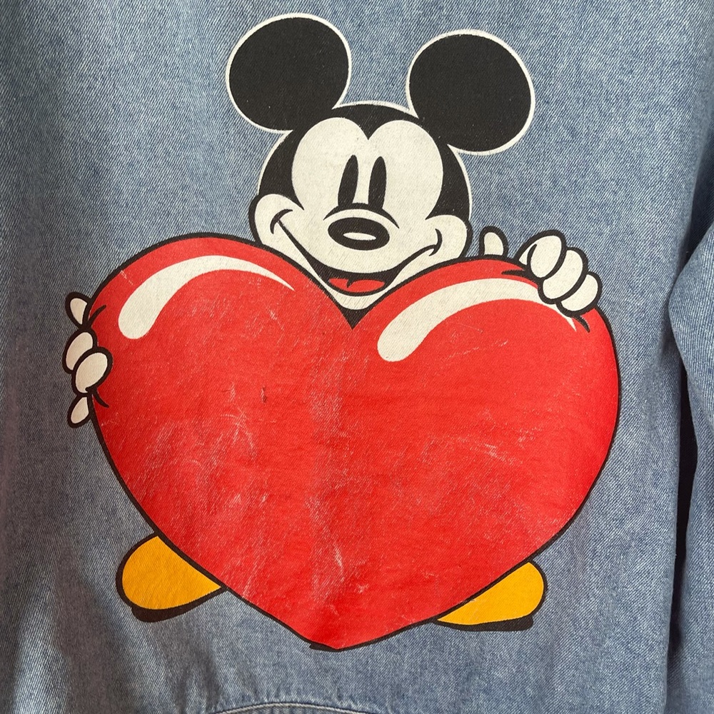 *SOLD* Vintage 90’s Disney Mickey Mouse denim jacket - Picture 7 of 7